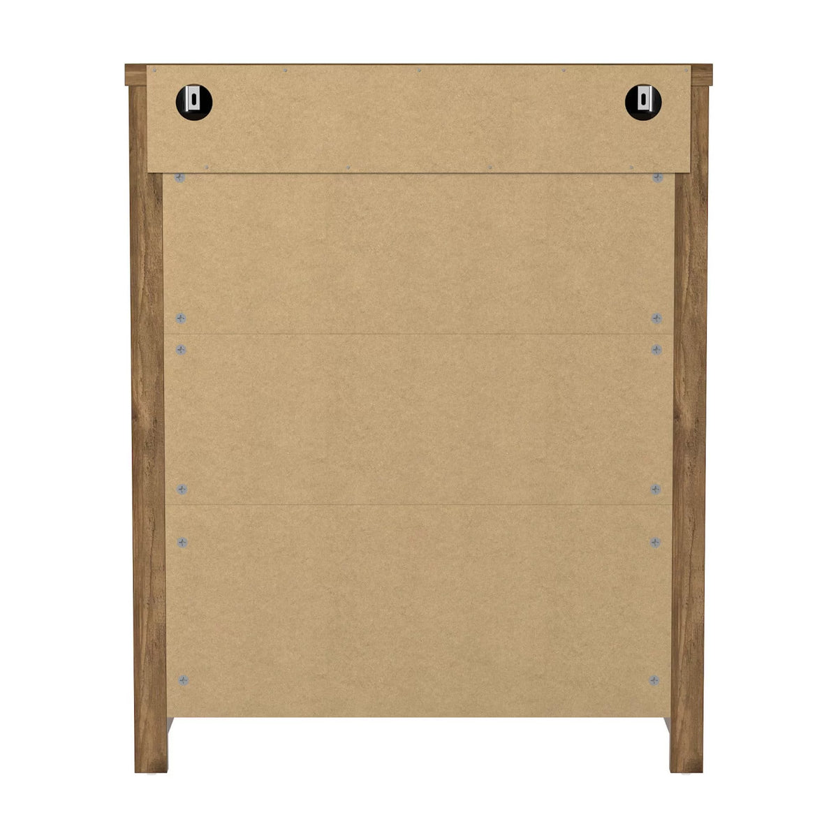 Gray & Oak 4-Drawer Dresser Z46275