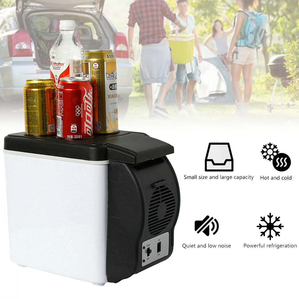Portable 6L Car Refrigerator Cooler 12V 38W H979083
