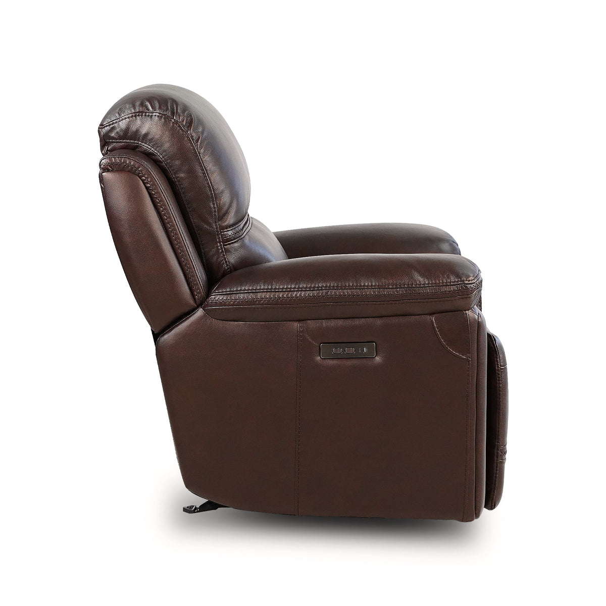 Top Grain Leather Power Recliner Glider Chair N160216