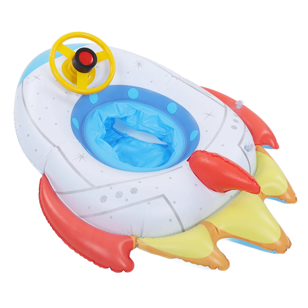 Inflatable Spaceship Pool Float with Steering Wheel R658