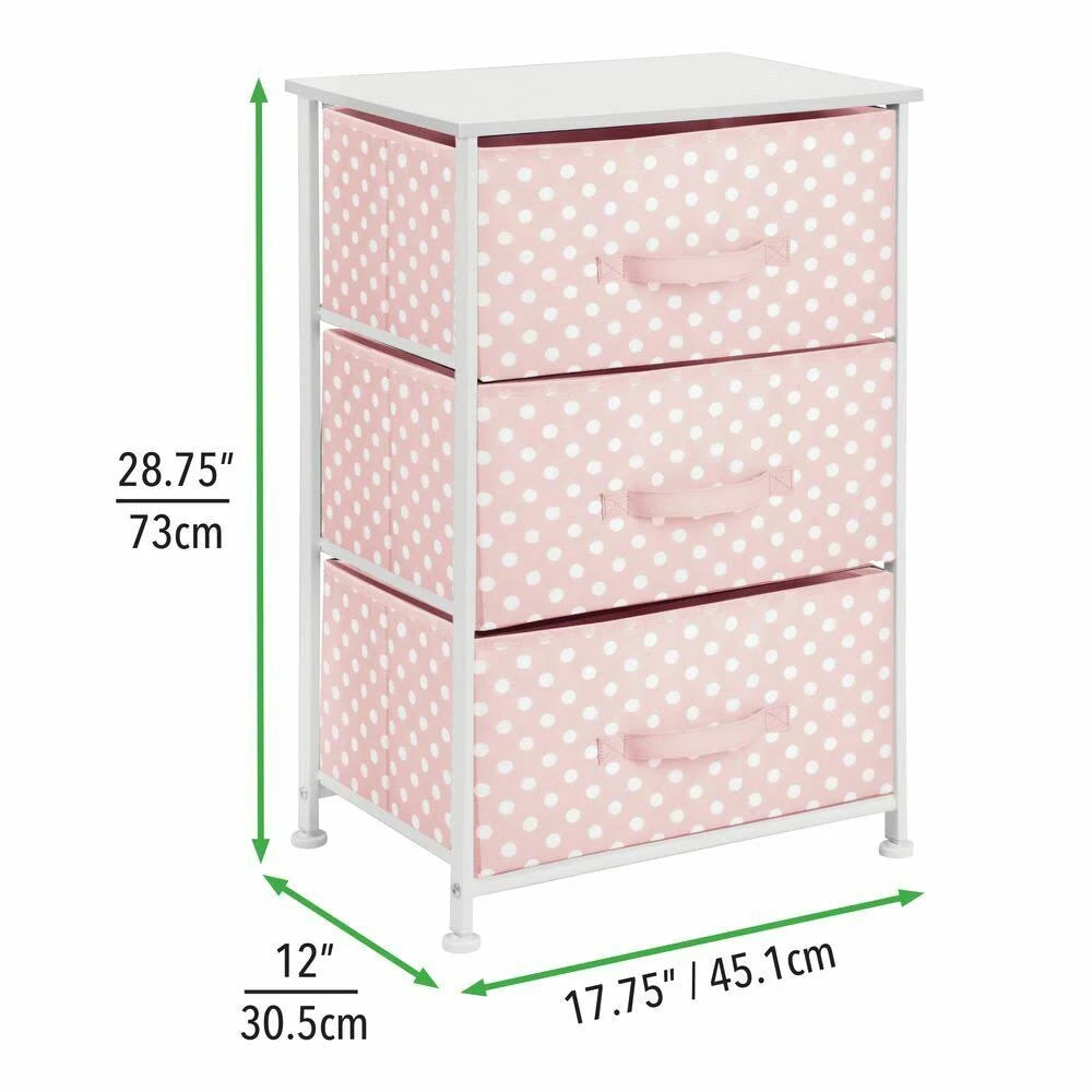 Vertical Dresser Storage Tower with 3 Drawers R84519