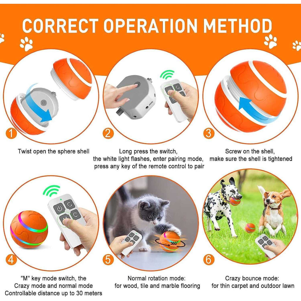 Interactive Dog Toys Peppy Pet Ball Y581229