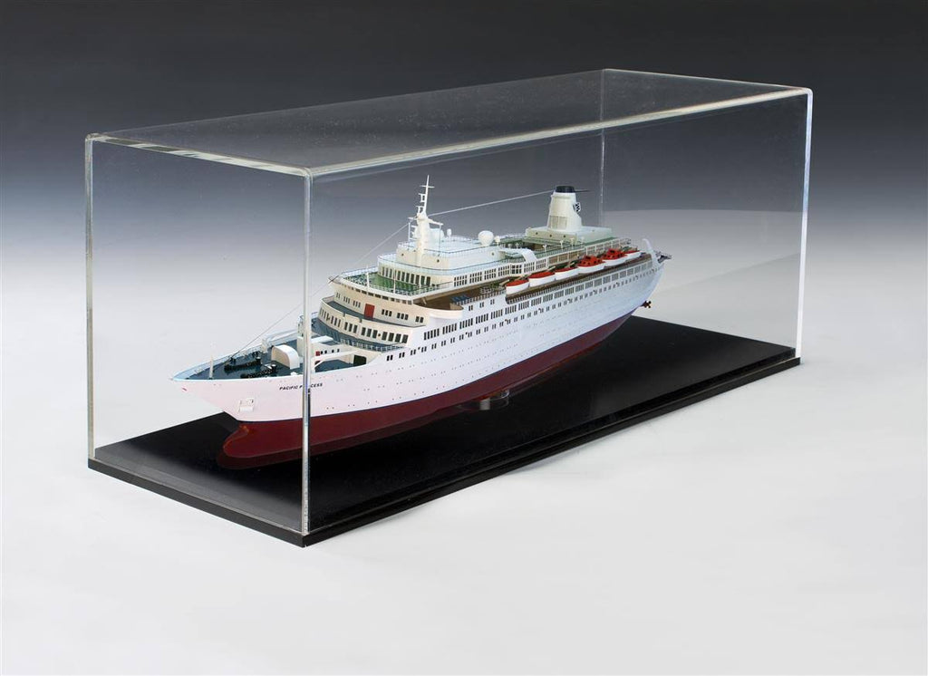Display Case with Lift-Off Top and Removable Riser U969