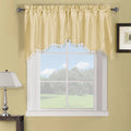 Ivory Rod Pocket Swag Valance Y1621