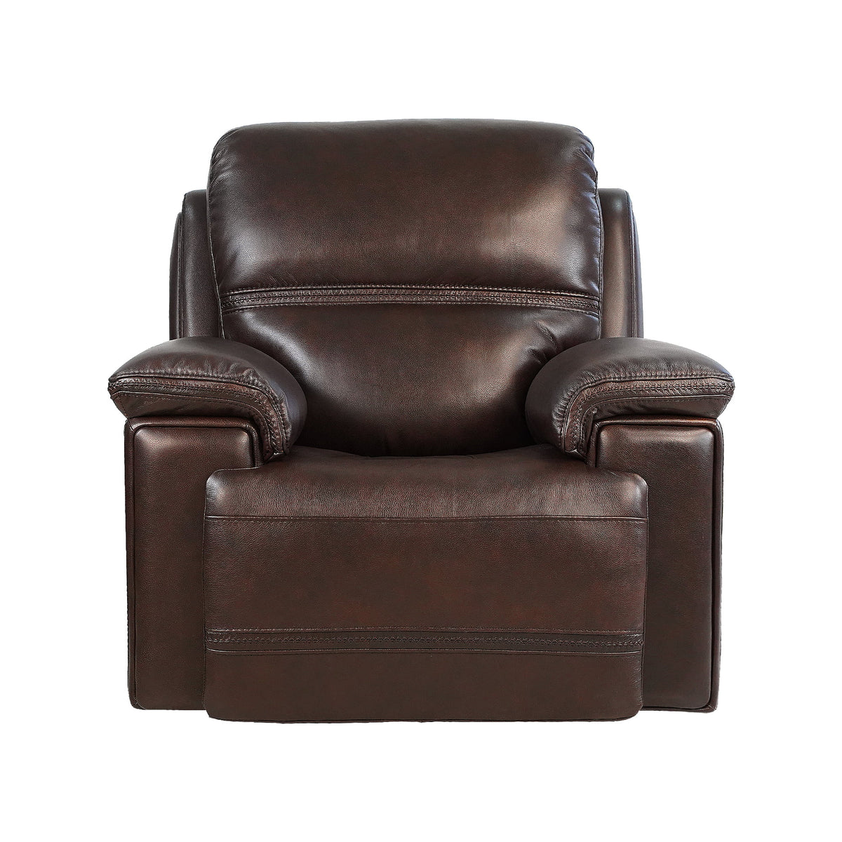 Top Grain Leather Power Recliner Glider Chair N160216