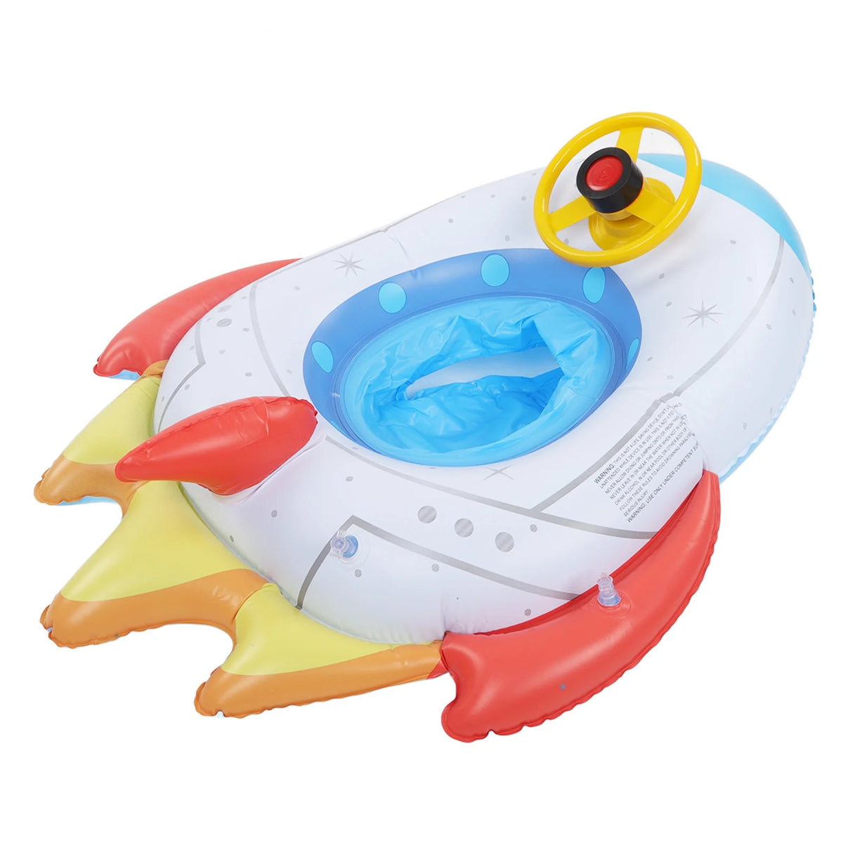 Inflatable Spaceship Pool Float with Steering Wheel R658