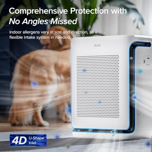 White HEPA Air Purifier with Washable Pre-Filter D388
