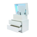 LED Nightstand with 2 Drawers I6560